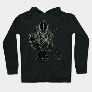 8bit Predator drawing Hoodie